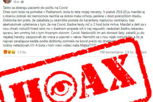 Ministerstvo zdravotníctva, hoax