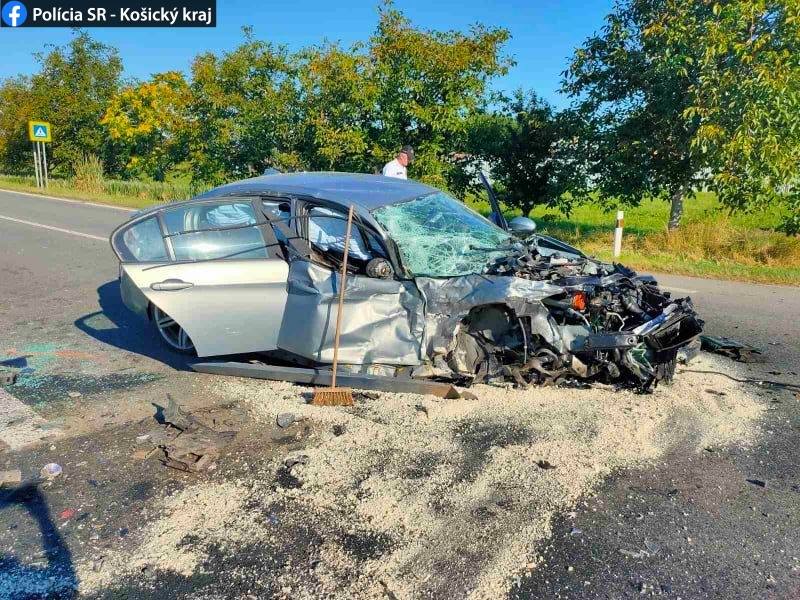Zrážka, Peugeot, BMW, Fekišovce