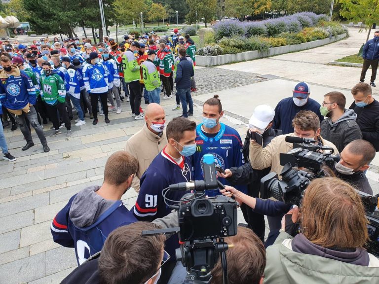 Hokejisti pred uradom vlady