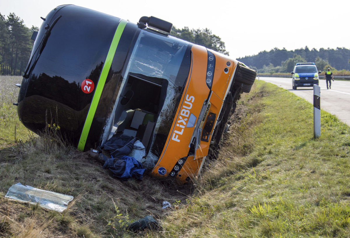 Havaria autobusu