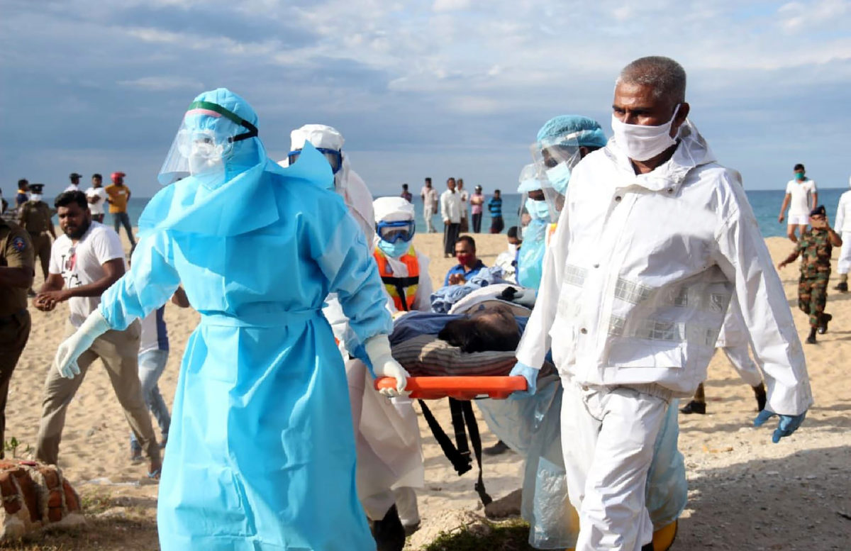 Sri Lanka Ship Fire