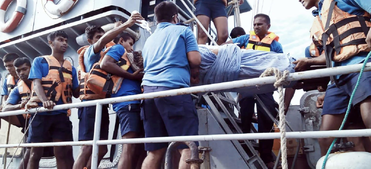 Sri Lanka Ship Fire