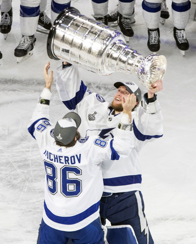 Finále NHL - 6. zápas (Dallas Stars – Tampa Bay Lightning), Nikita Kučerov, Andrej Vasilevskij