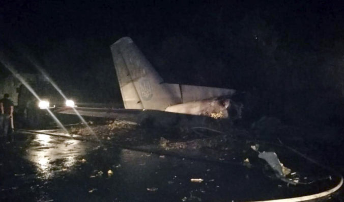 Havária vojenského lietadlo pri Charkove, Ukrajina