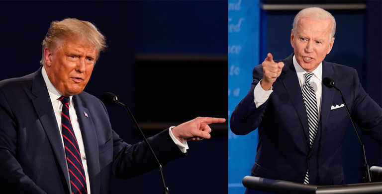 Donald Trump, Joe Biden