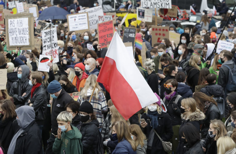 Poľsko, interupcie, protesty