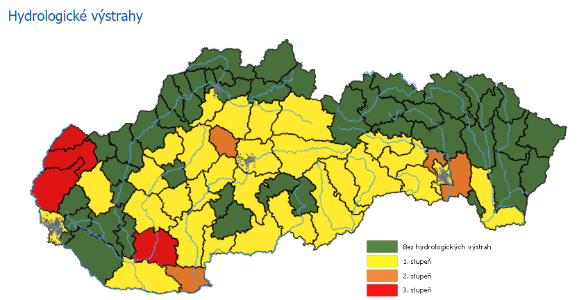 Počasie, výstrahy