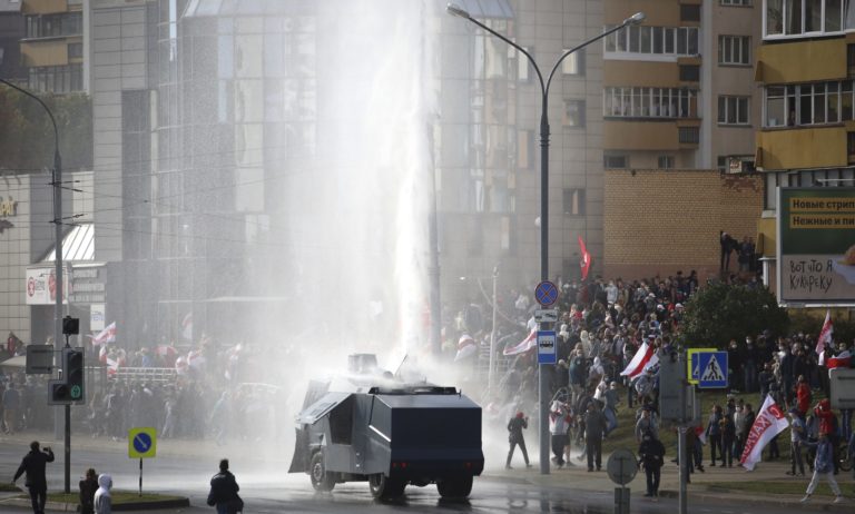 Vodné delo, protesty, Bielorusko