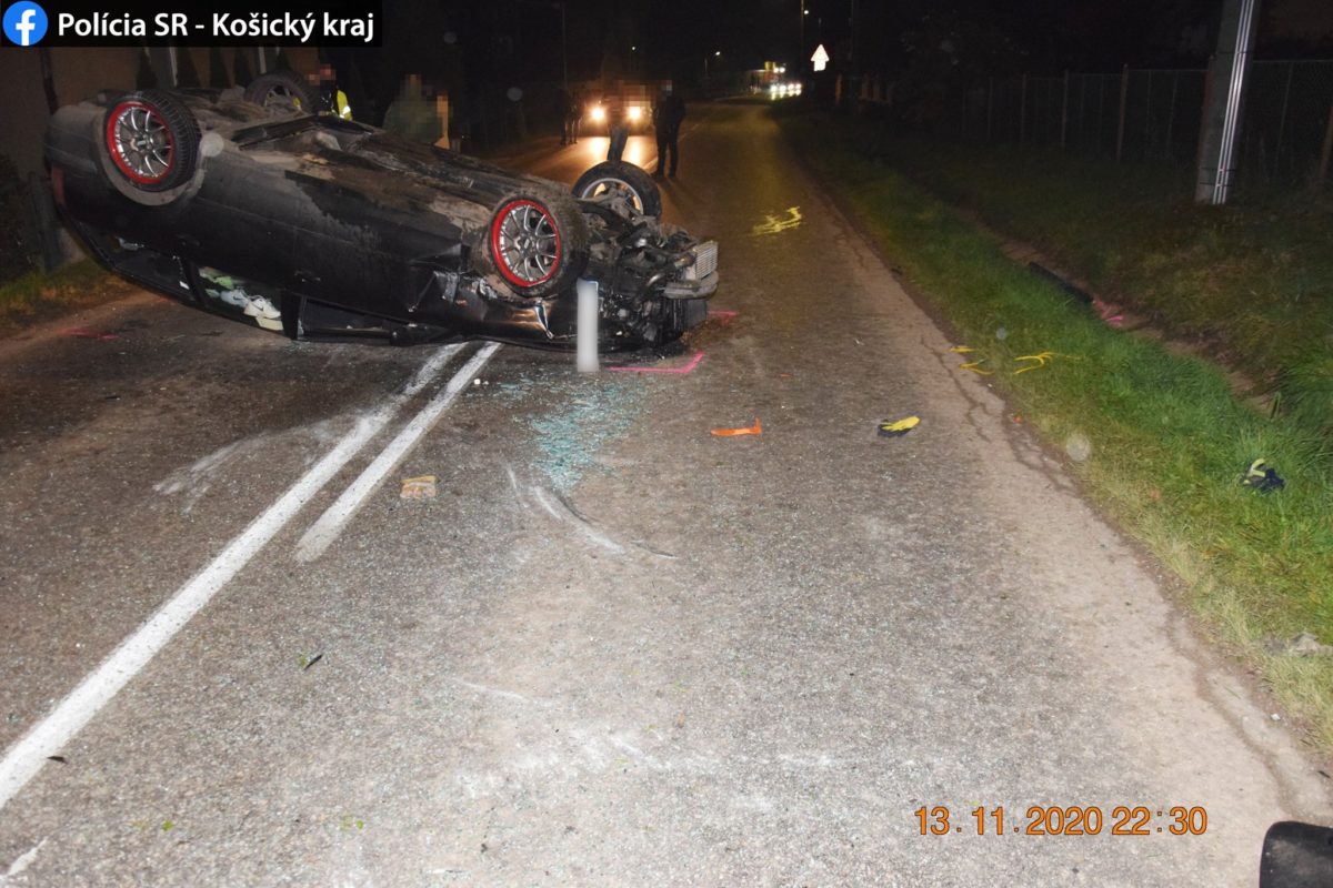 Dopravná nehoda, alkohol za volantom