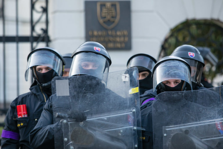 PROTEST: Proti vláde Igora Matoviča v Bratislave