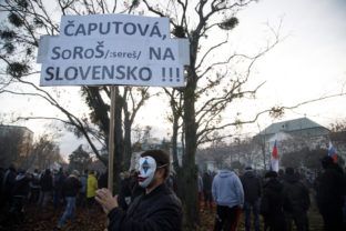 PROTEST: Proti vláde Igora Matoviča v Bratislave