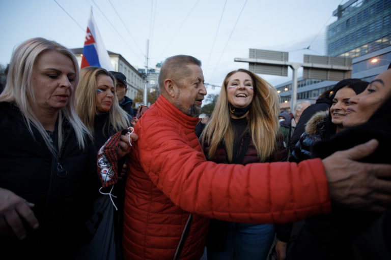 PROTEST: Proti vláde Igora Matoviča v Bratislave