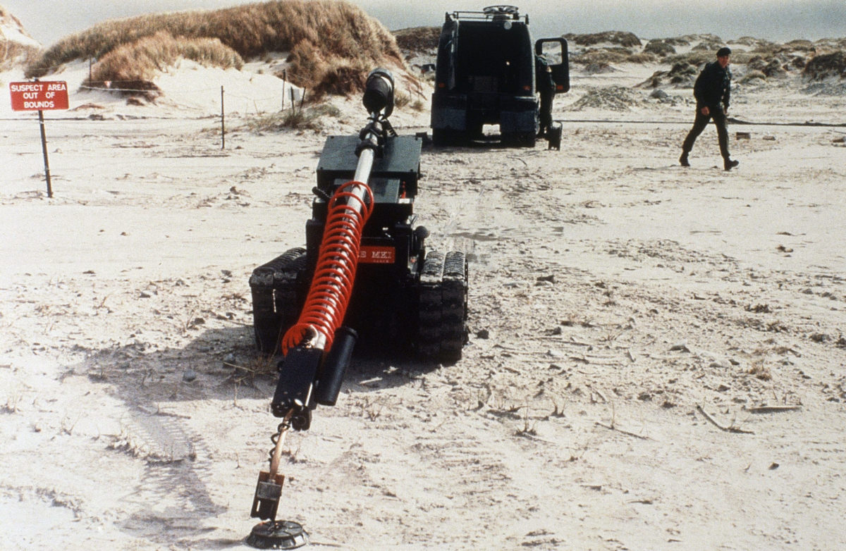 Falklandské ostrovy, Falklandy, míny