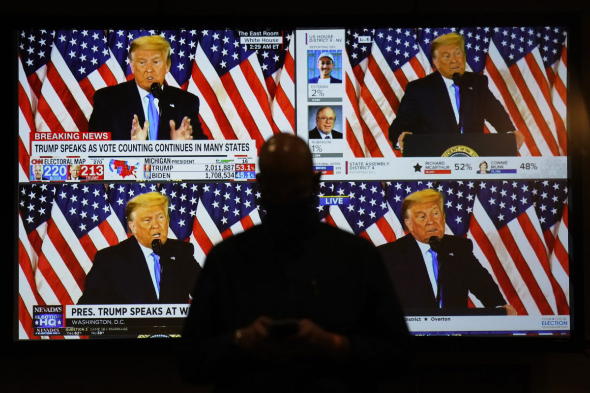Prezidentské voľby v USA 2020, Donald Trump