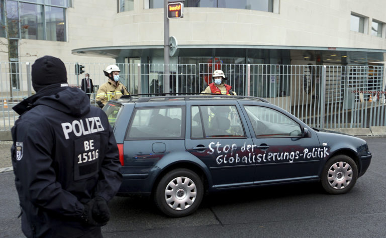 Germany Chancellery Chrash