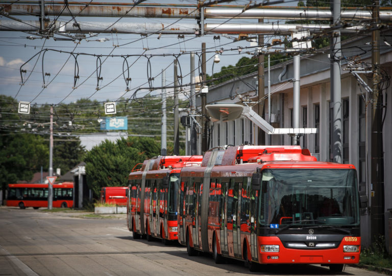 Trolejbus, Dopravný podnik Bratislava
