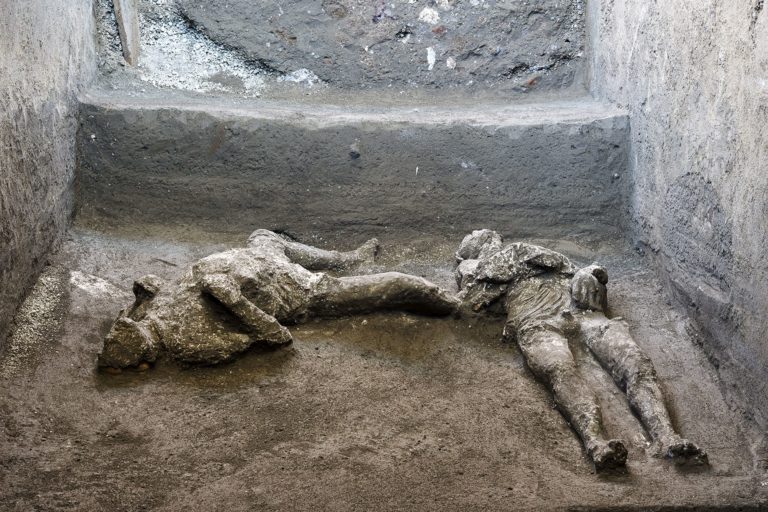 Pompeje, kostry