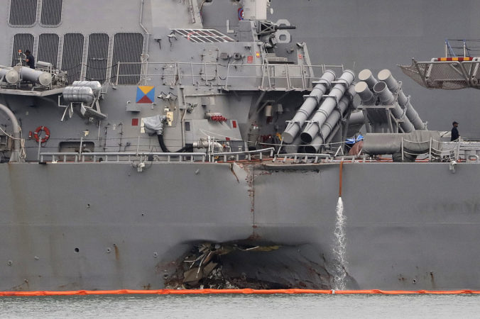 Japan Navy Ship Collision