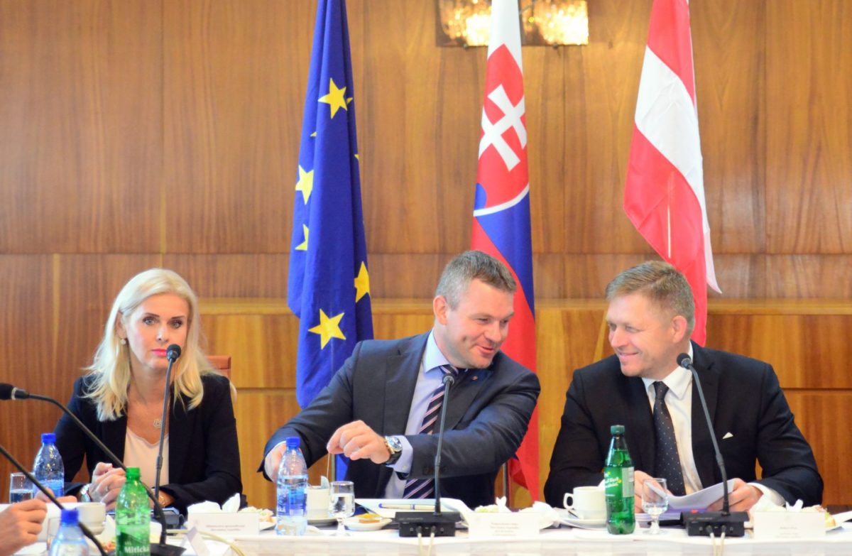 Monika Jankovská, Peter Pellegriini, Robert Fico