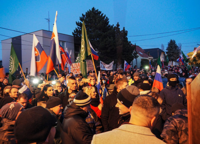 PROTEST: Proti vláde Igora Matoviča v Trnave