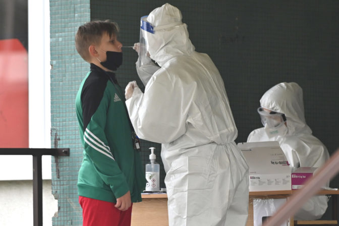 Testovanie, koronavírus, antigénový test