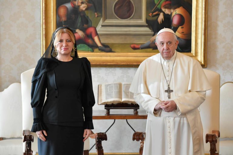 Zuzana Čaputová, pápež František