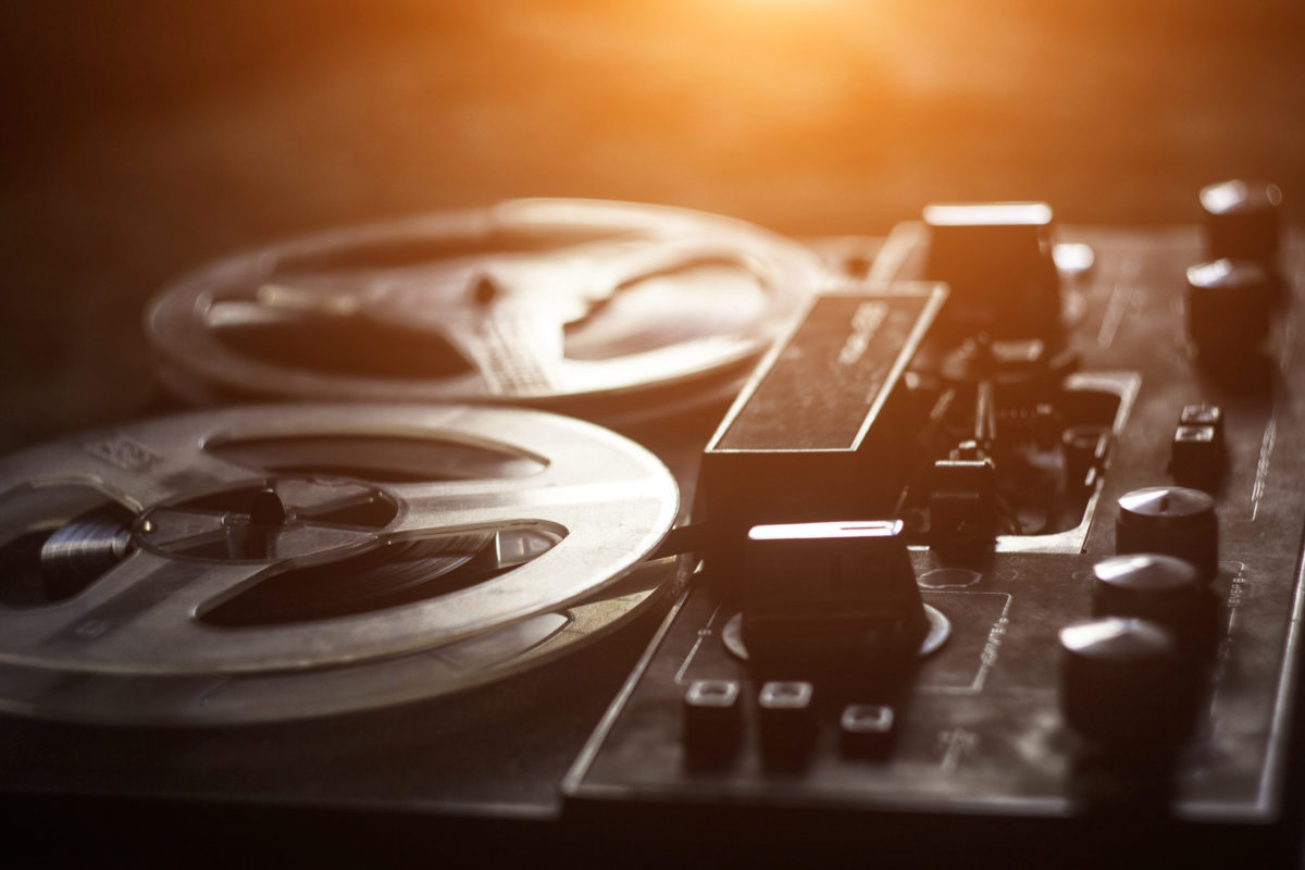 Old tape recorder