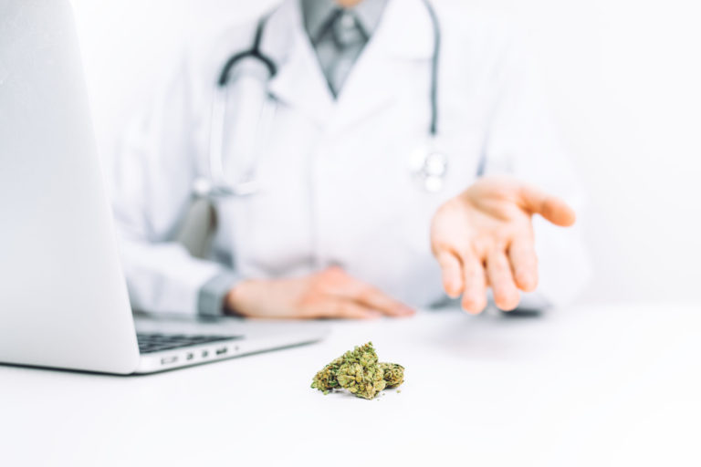 Doctor prescribes medical cannabis in his practice