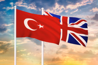 Turecko, Veľká Británia, vlajka