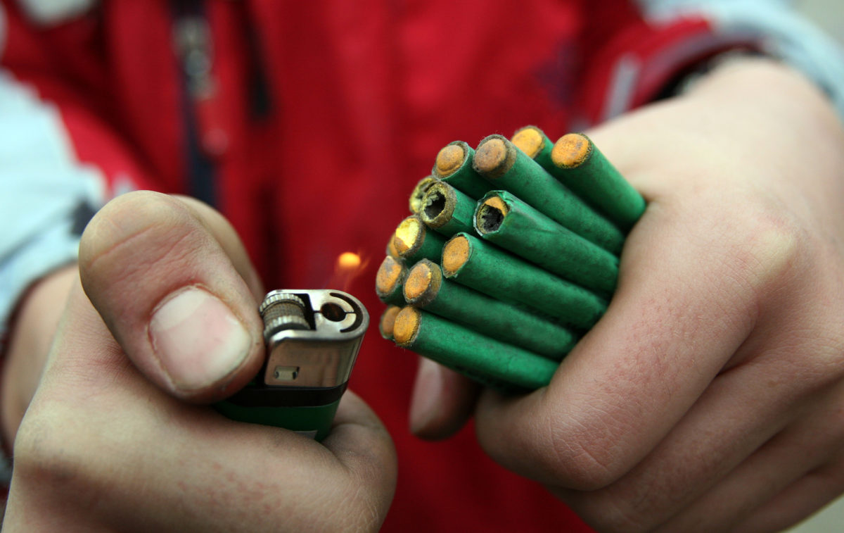 Petardy, zábavná pyrotechnika