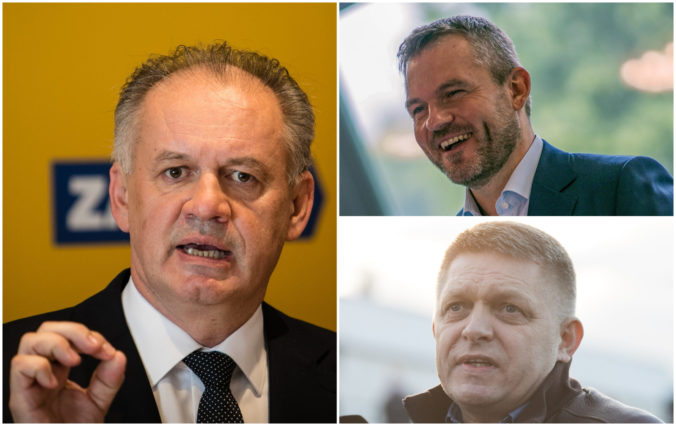 Andrej Kiska, Peter Pellegrini, Robert Fico