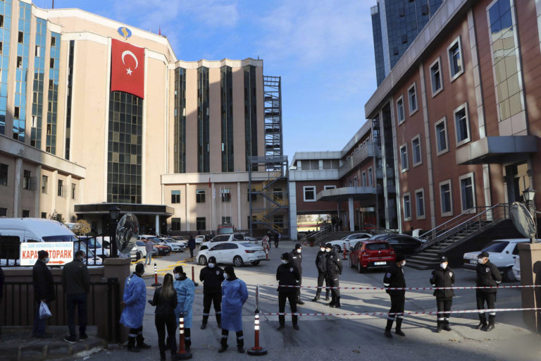 Turkey Virus Outbreak Hospital Fire