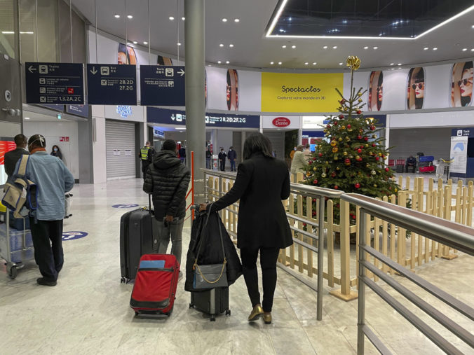 Letisko, cestujúci, Vianoce