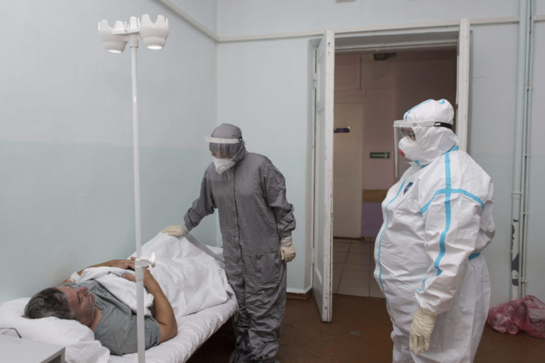 Virus Outbreak Russia