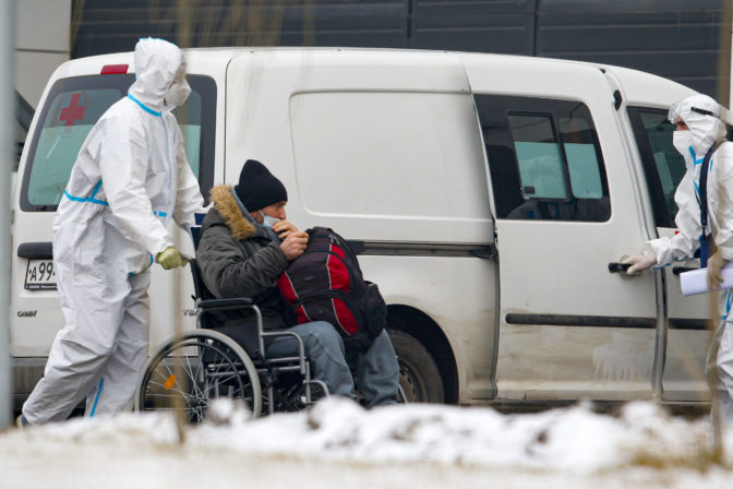 Virus Outbreak Russia