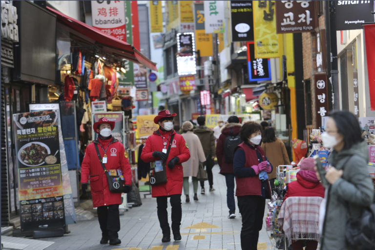 Virus Outbreak South Korea Daily Life
