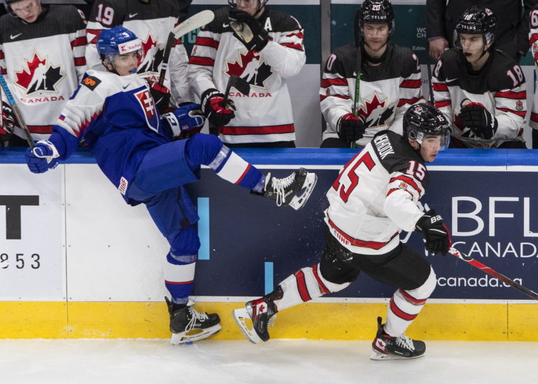 MS v hokeji do 20 rokov, Slovensko - Kanada, Edmonton, Roman Faith