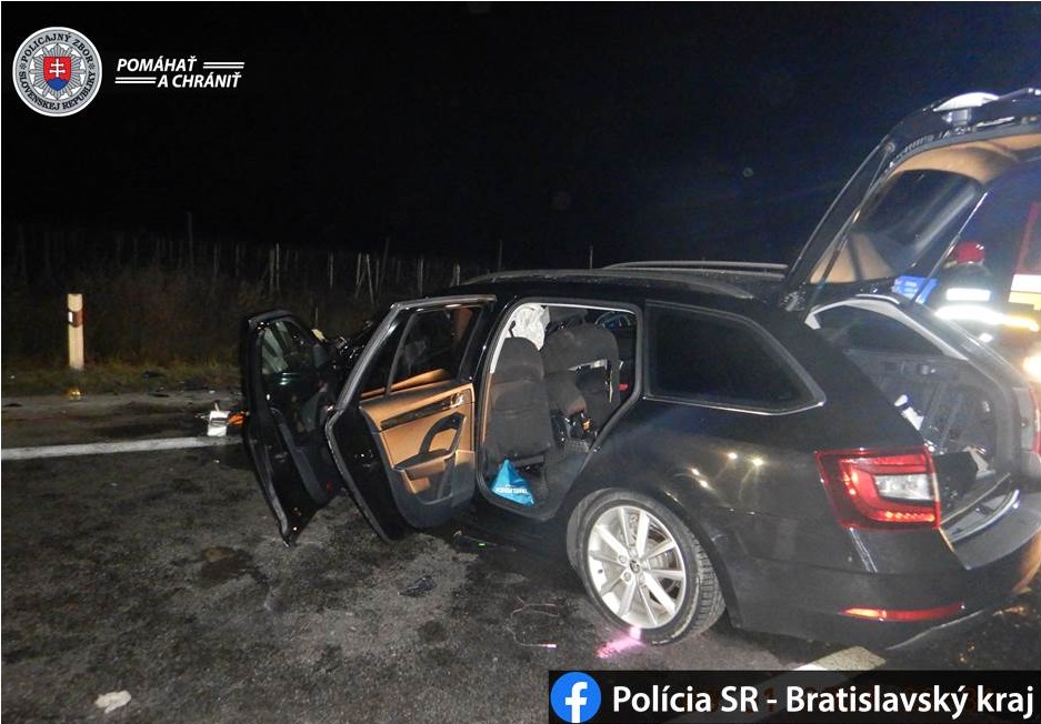 čelná zrážka, Škoda Superb, Škoda Octavia, Senec, Trnava