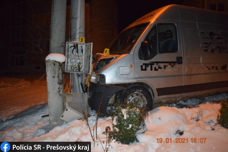 Dopravná nehoda, alkohol za volantom