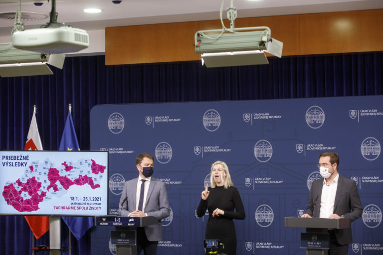 PREMIÉR: Priebežné výsledky testovania na COVID 19