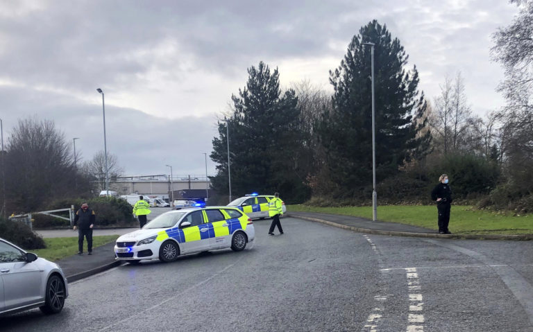 Britain Vaccine Police
