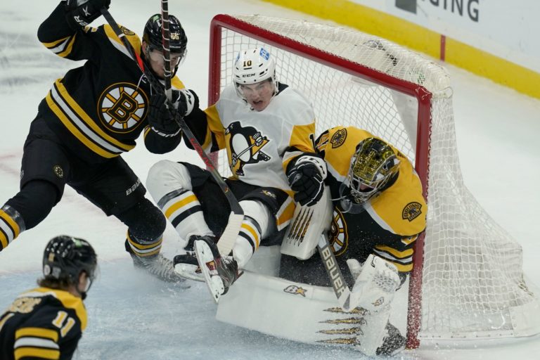 Drew O'Connor, Jeremy Lauzon, Jaroslav Halák, NHL, Boston Bruins, Pittsburgh Penguins