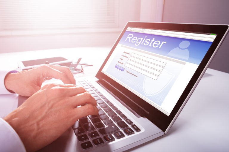 Registrácia, register
