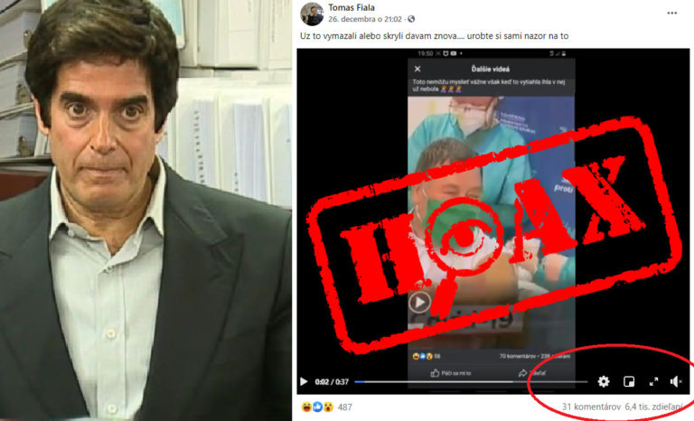 Hoax, koronavírus, polícia, očkovanie