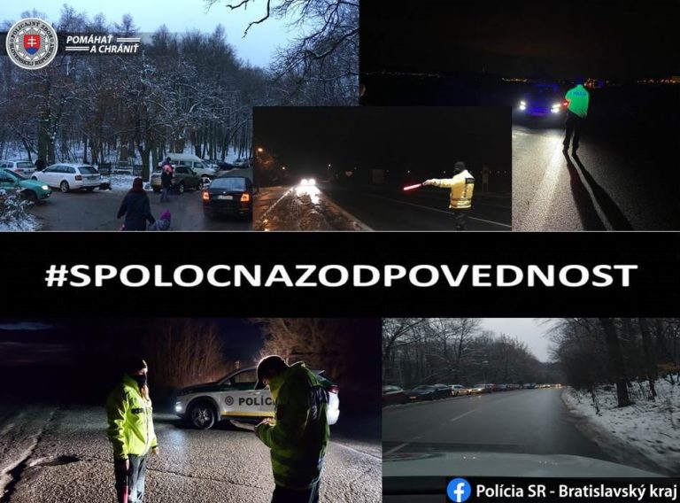 Polícia, kontroly, zákaz vychádzania