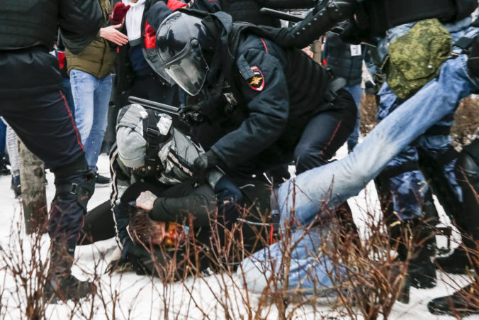 Demonštrácie za prepustenie Alexeja Navaľného
