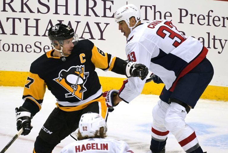 Sidney Crosby, Zdeno Chára, NHL, Pittsburgh Penguins, Washington Capitals