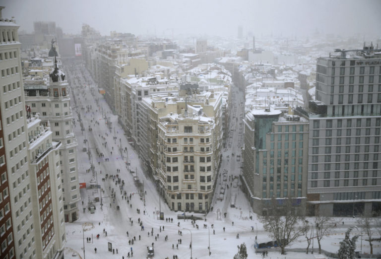 Spain Storm Filomena