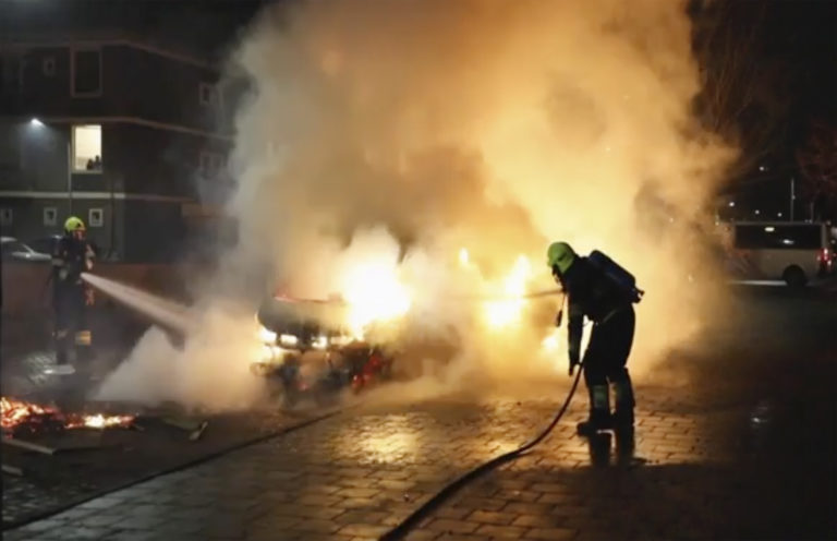 Virus Outbreak Netherlands Riots