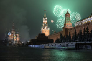 Virus Outbreak Russia New Year